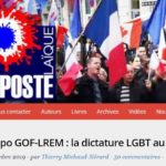 Plainte pénale contre Riposte Laïque pour injure et incitation à la haine LGBTphobes